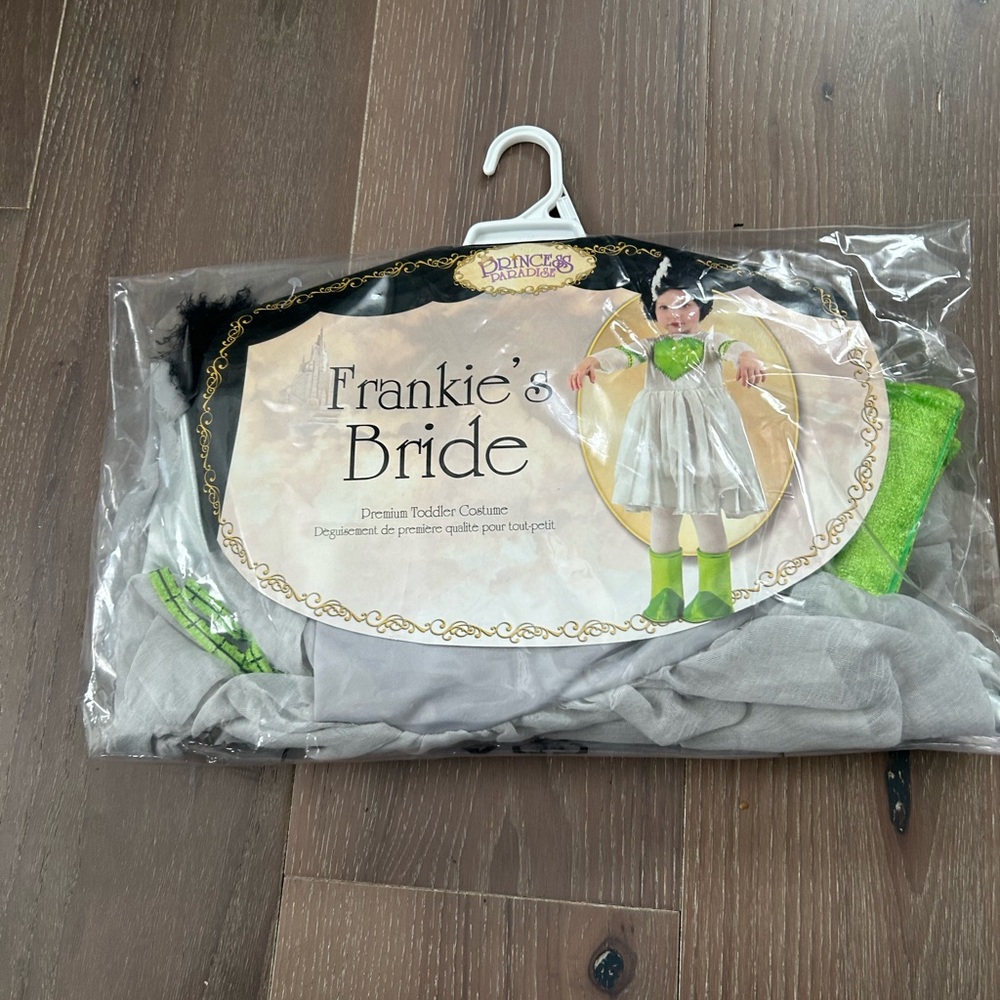 Princess Paradise Frankie’s Bride toddler costume. NWT XS